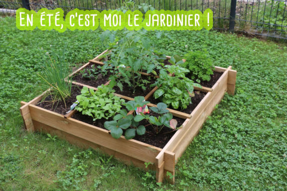 En été, c'est moi le jardinier !