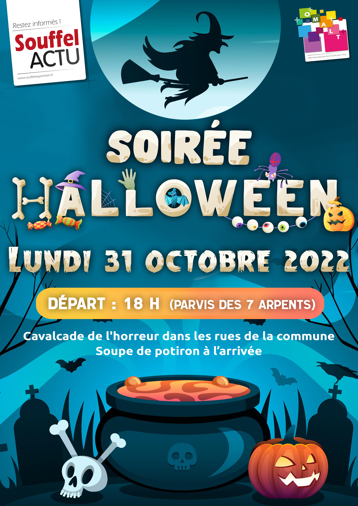 Soirée - déambulation d'halloween