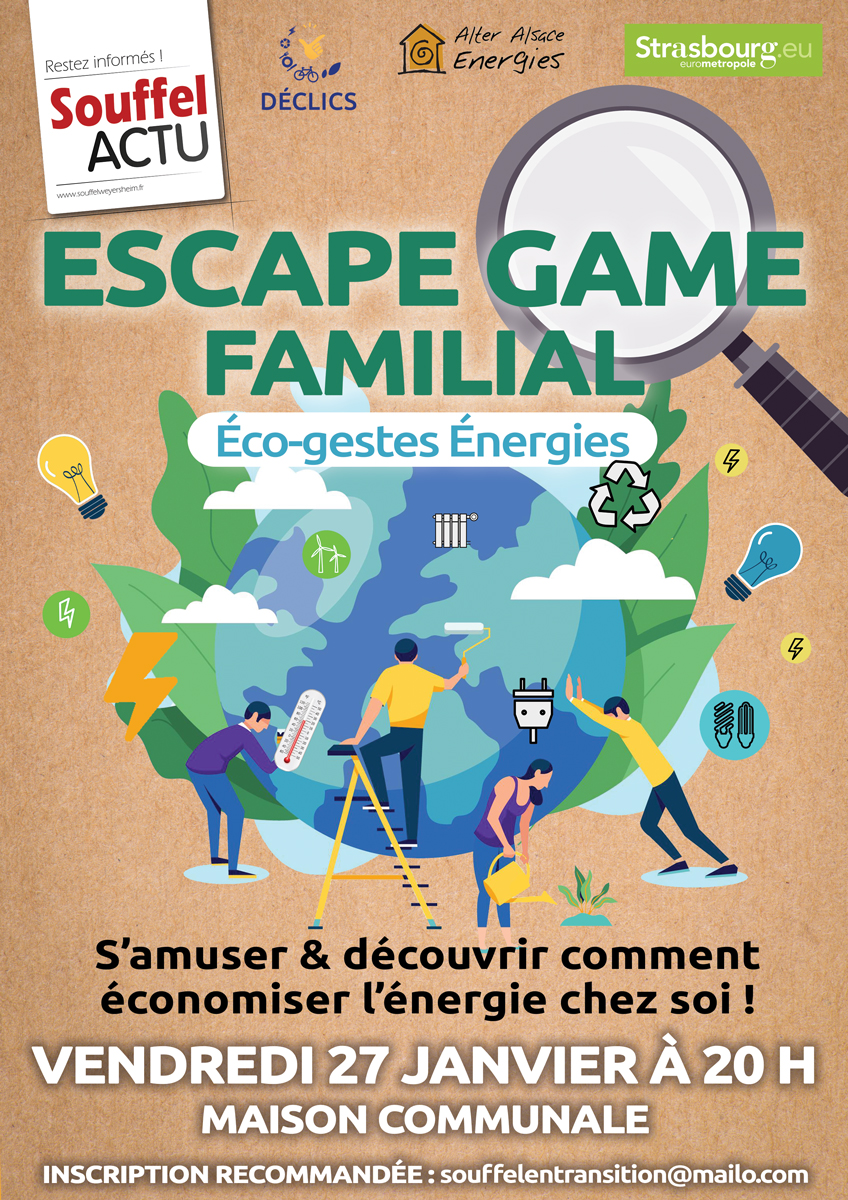 [COMPLET] Escape Games familial Un Escape Games  pour découvrir les écogestes