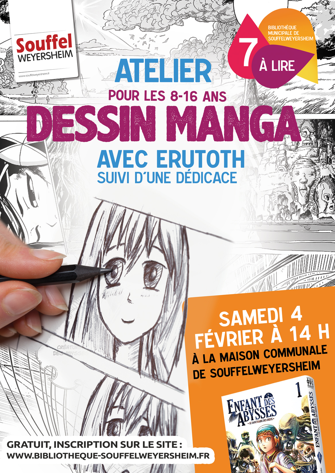 Atelier dessin manga