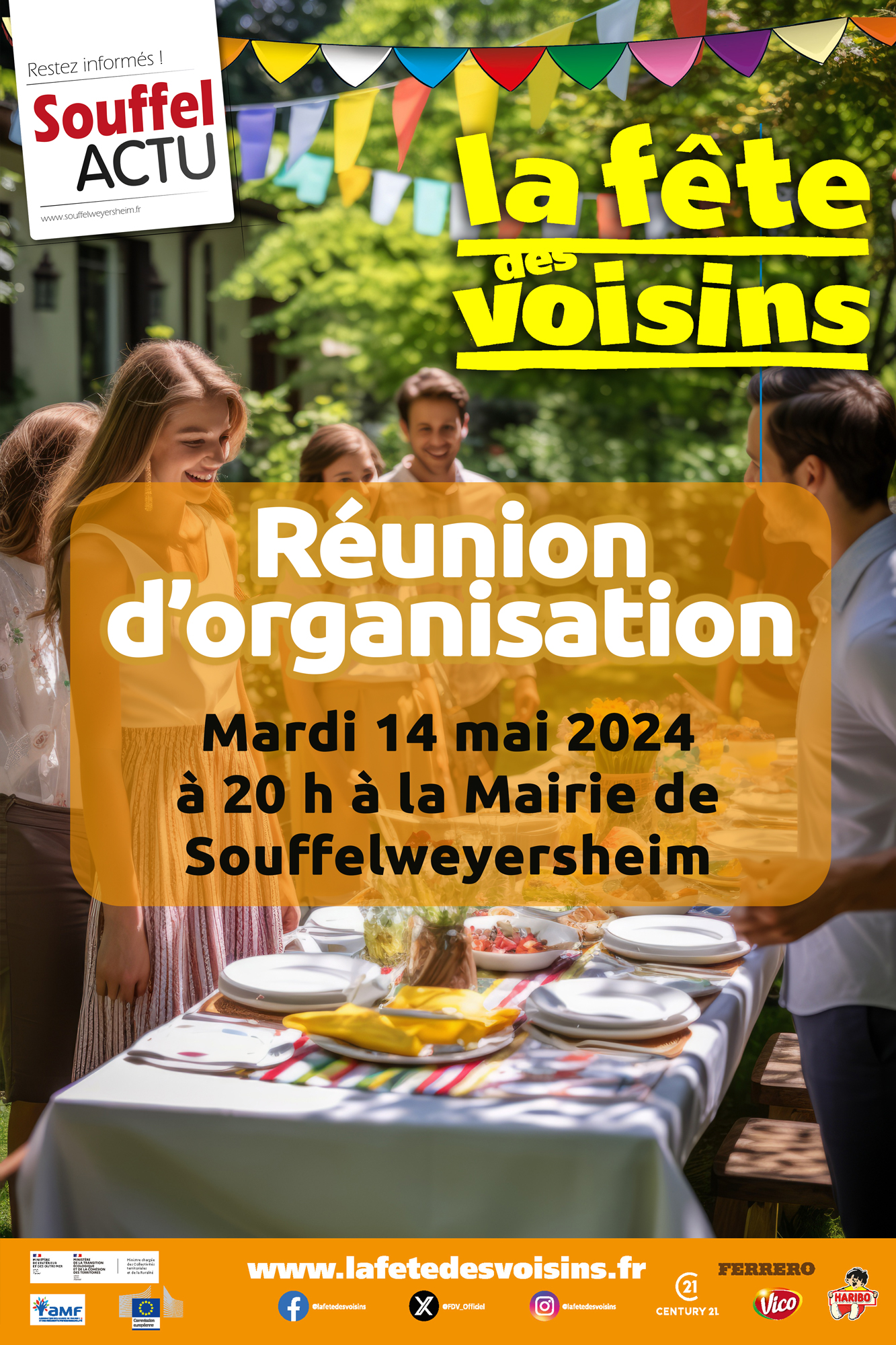 Réunion d'organisation Fête des voisins