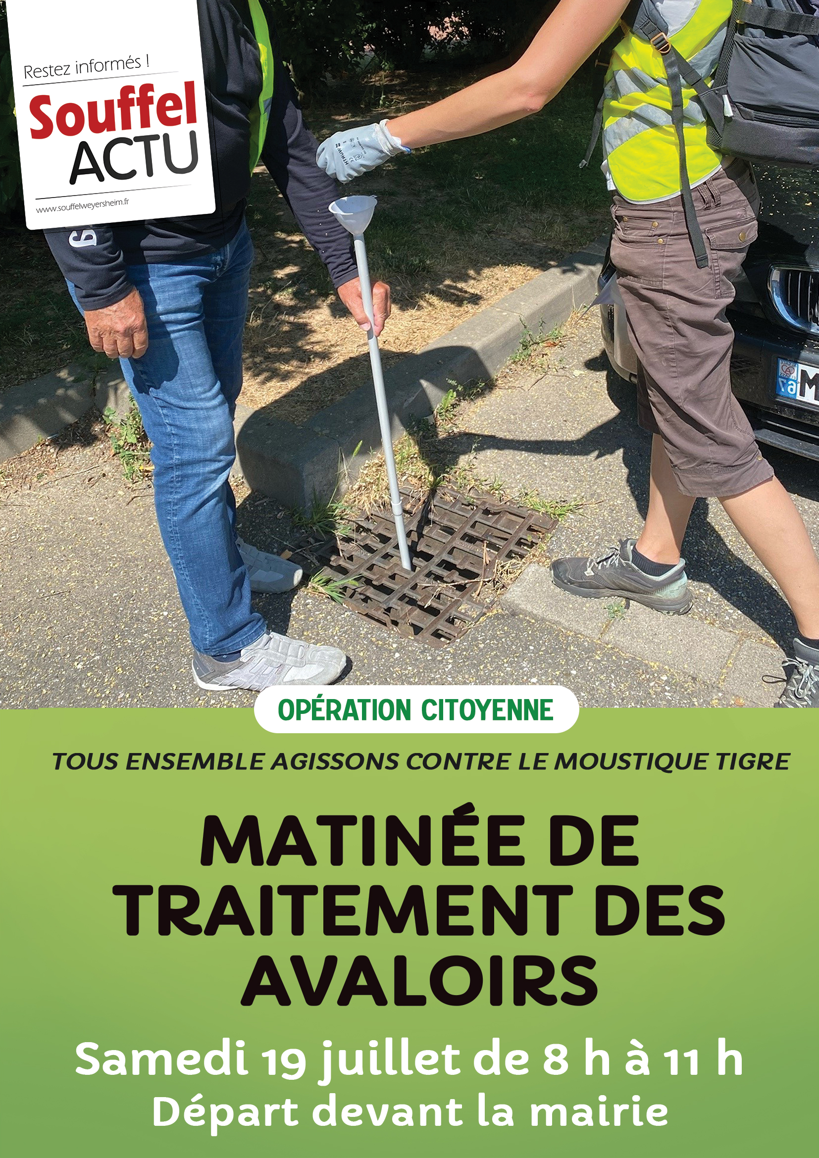 Matinée de traitement des avaloirs