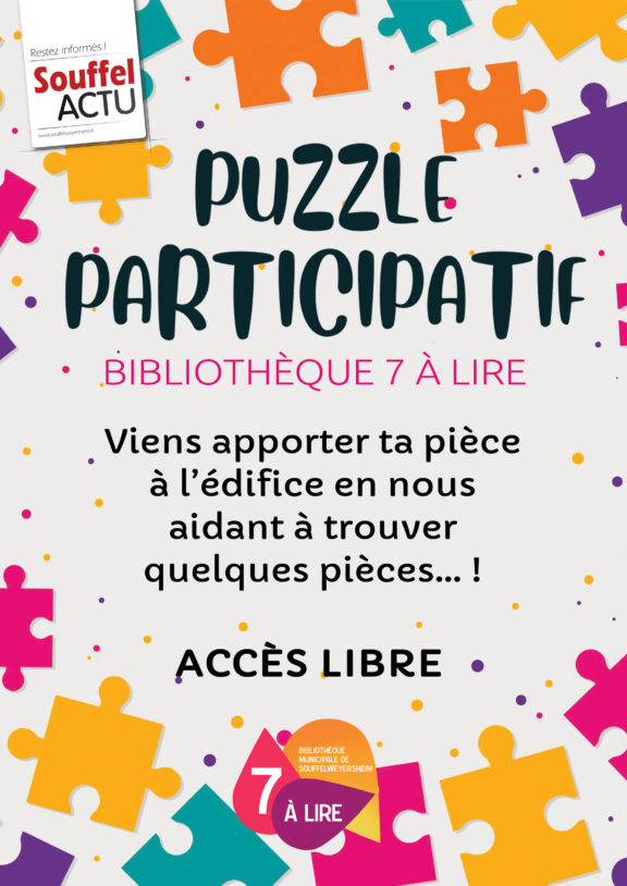 Un puzzle participatif à la bibliothèque