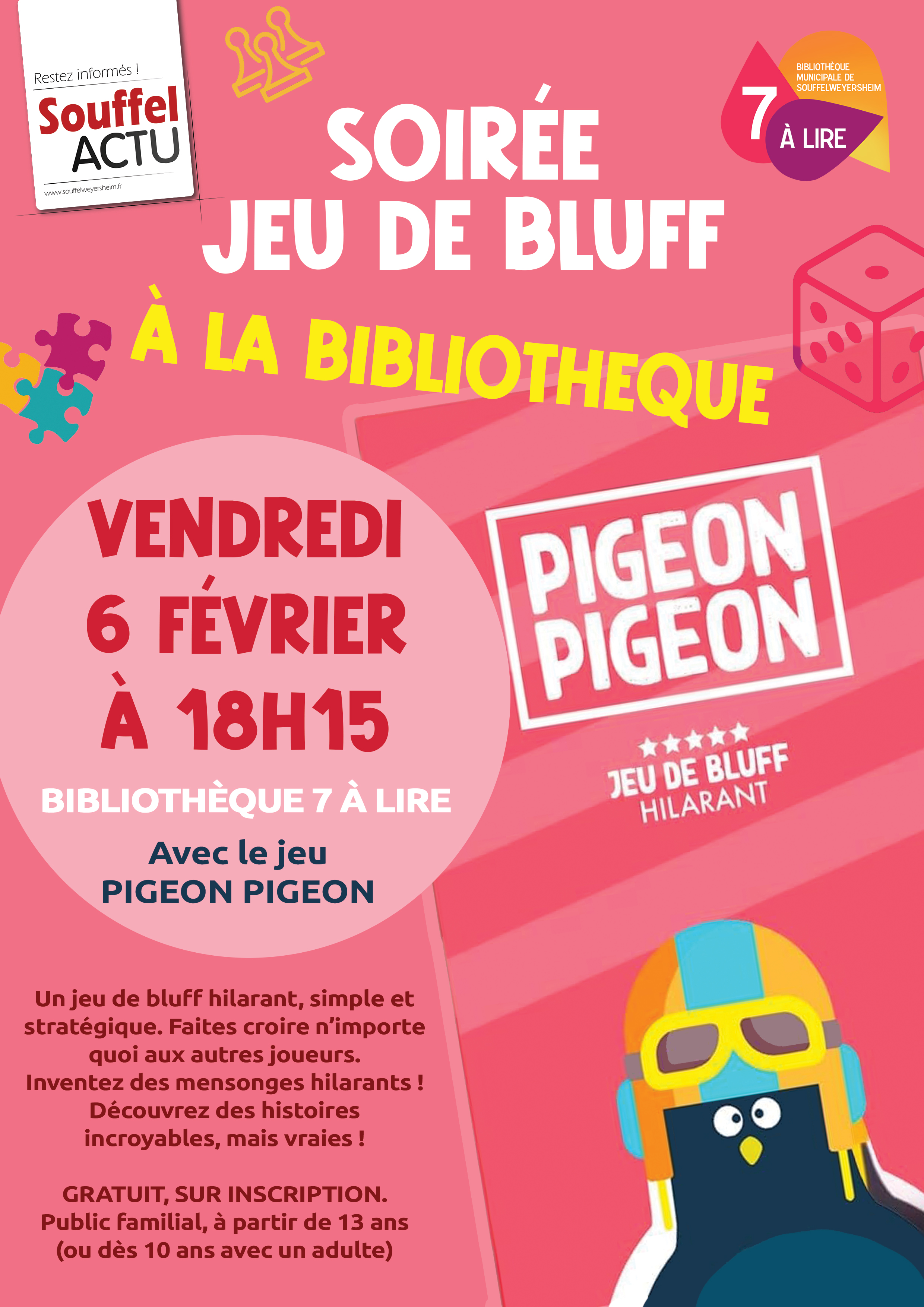 Soirée jeu de bluff