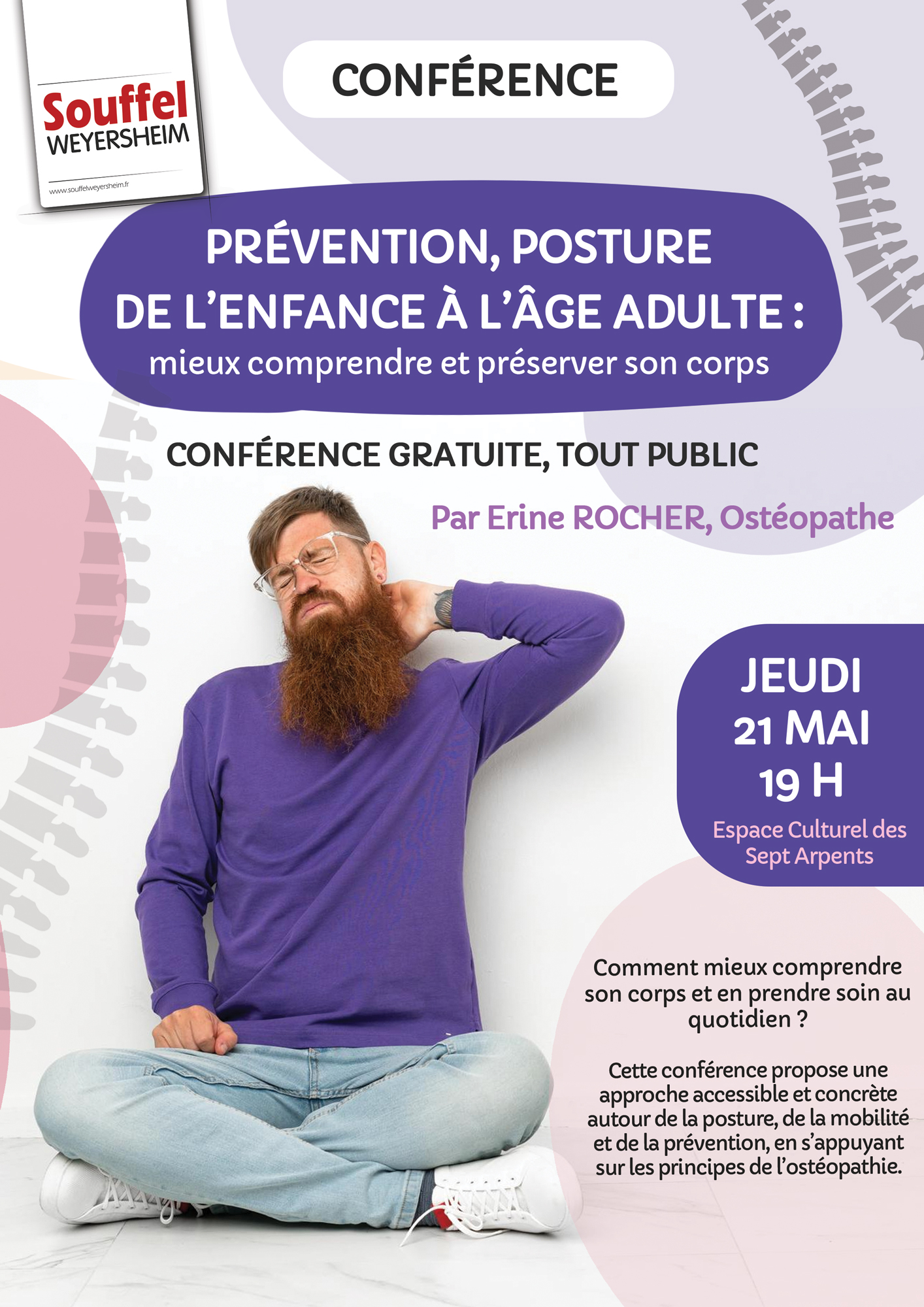 Conférence : Prévention et posture