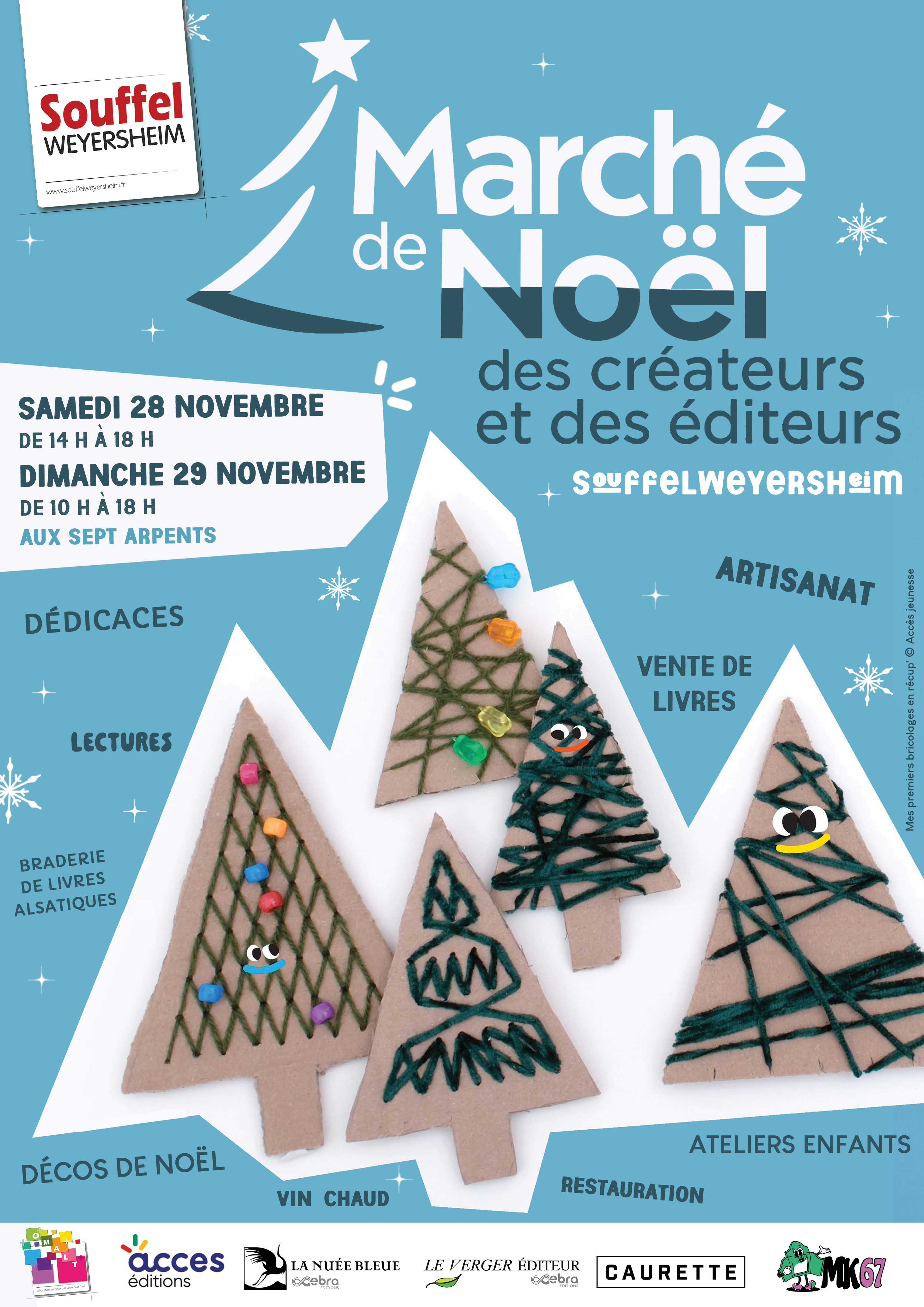 Marché de Noël des Créateurs et des Éditeurs.